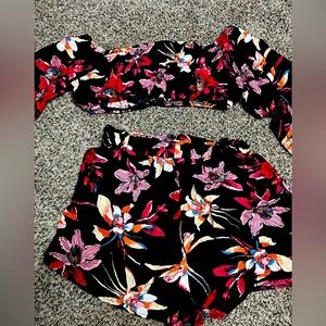 Two piece summer outfit.